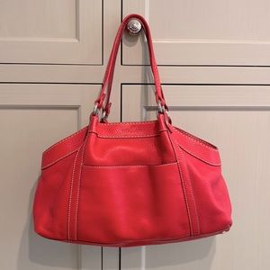 Hogan Red Leather Made in Italy Shoulder Bag